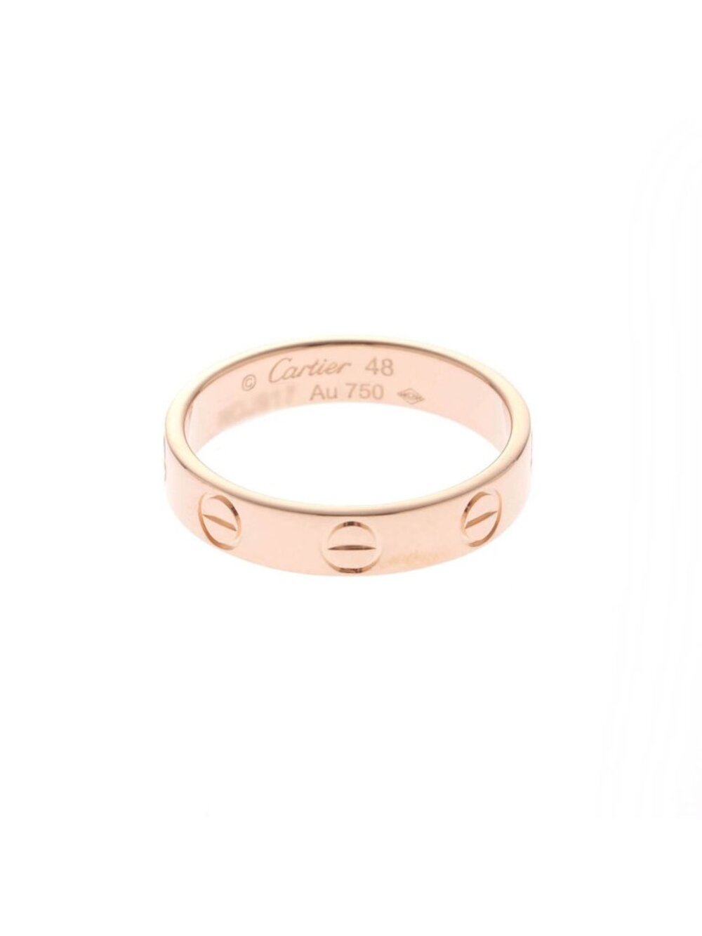 Cartier Mini Love PG 48 Ring 18k Pink Gold 18k